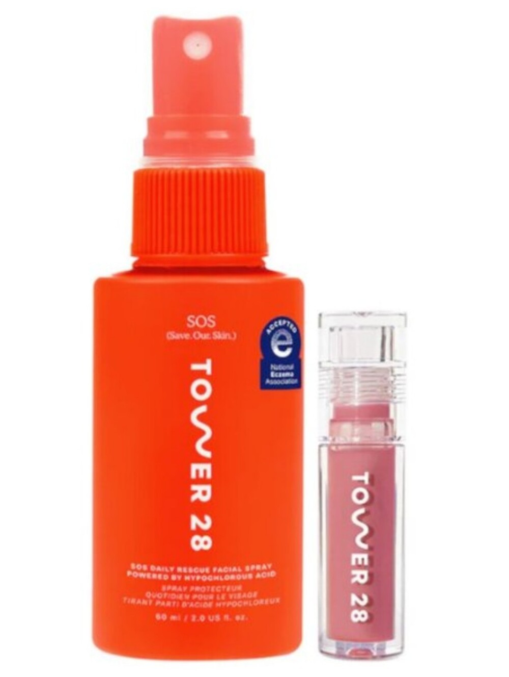Tower 28 Red Lip & Glow Duo NIB